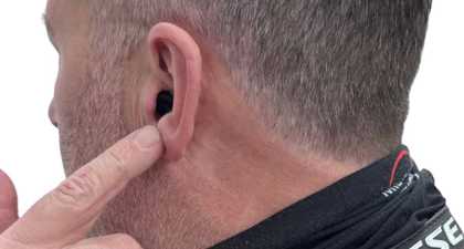 Hush In Ear Closeup Man
